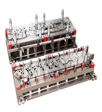 Punching Progressive Metal Stamping Dies SKD11 Tooling Material Blanking Surface